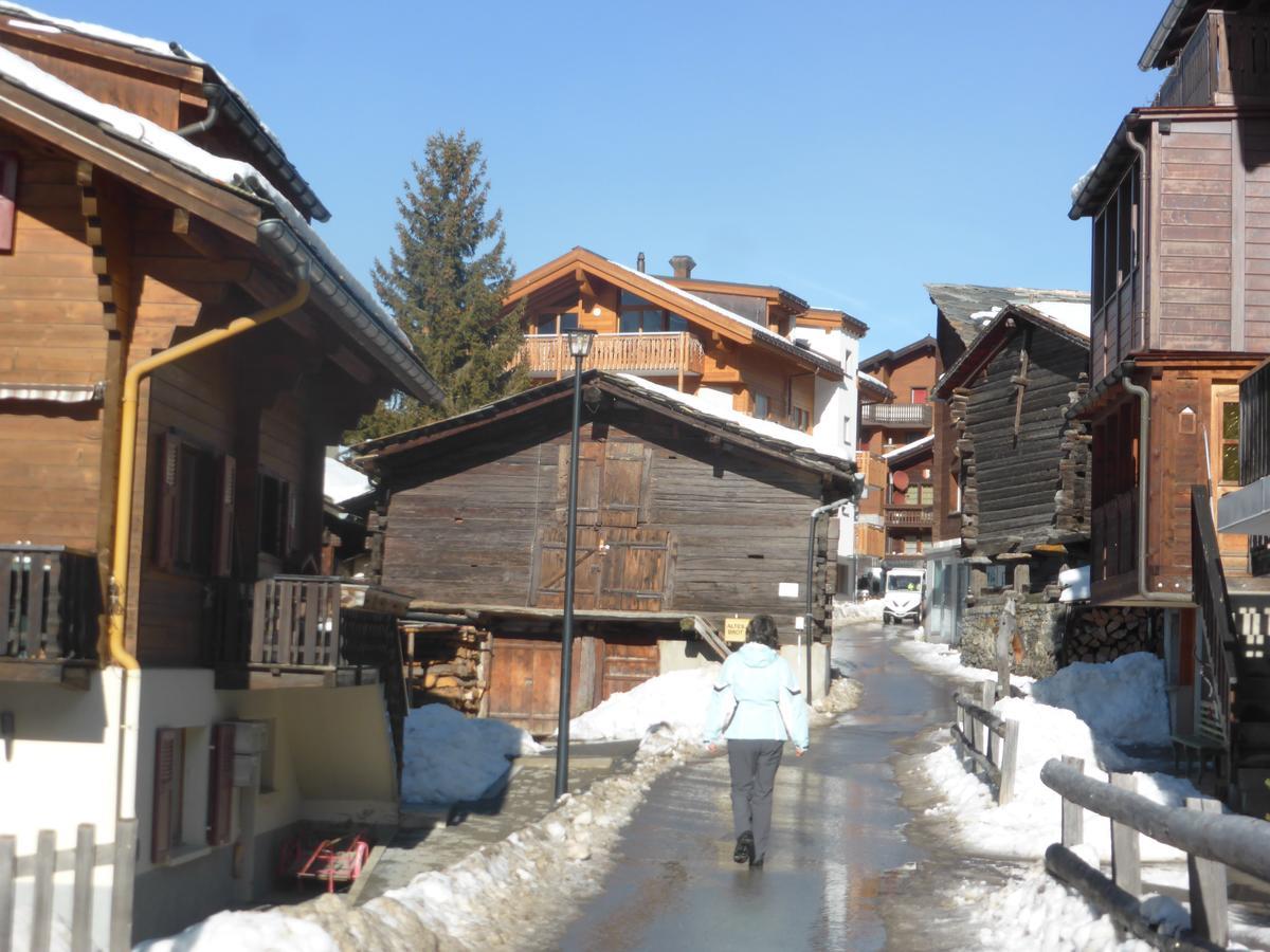 Haus Silberblick Anrig Grächen Exterior foto